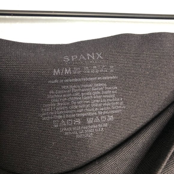 Spanx Seamless Ankle Zip Leggings Black Medium - Picture 3 of 4
